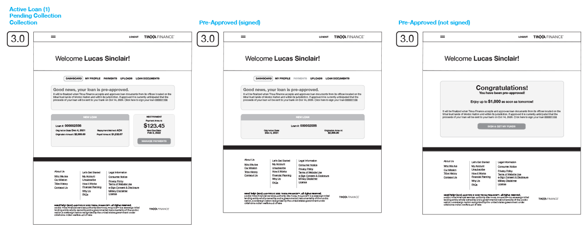 Tinxa Finance: Customer Portal