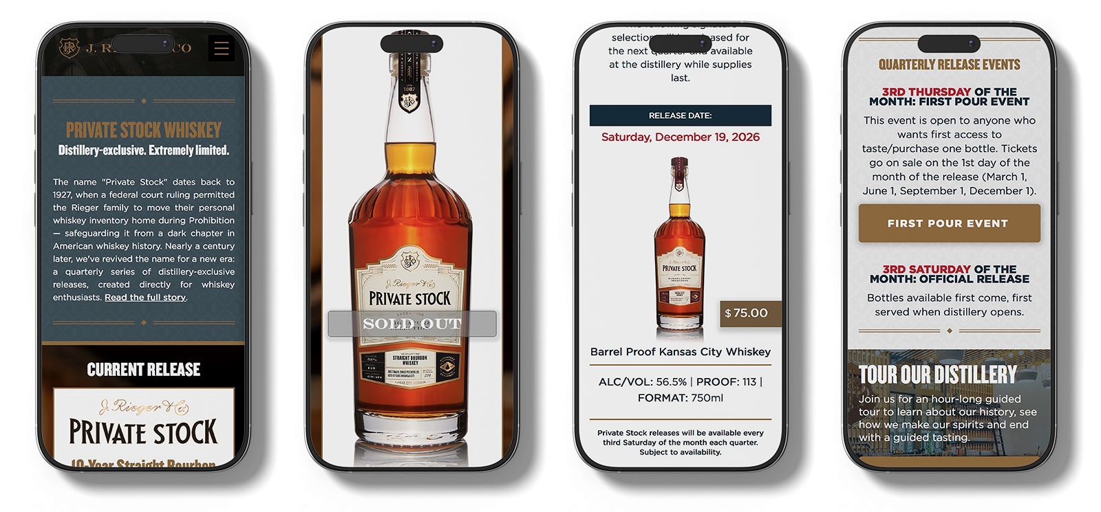 J. Rieger & Co: Private Stock Whiskey
