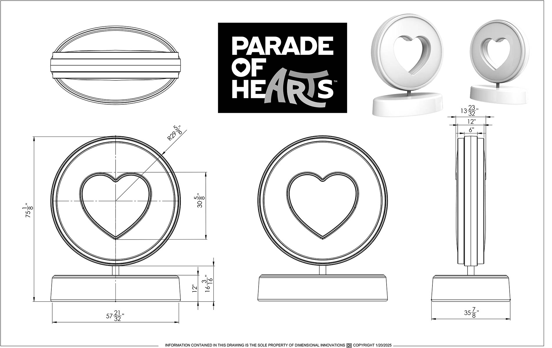2026 Parade of Heart Layout
